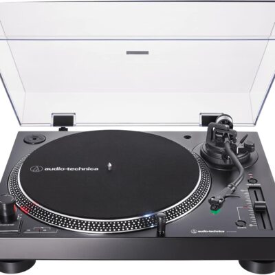 Audio-Technica AT-LP120XUSB-BK Direct-Drive Turntable (Analog & USB), Fully Manual, Hi-Fi, 3