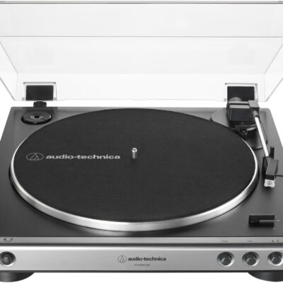 AUDIO-TECHNICA AT-LP60XUSB GIRADISCHI A TRASMISSIONE A CINGHIA, METALLIZZATO, GRIGIO