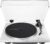 AUDIO TECHNICA AT-LP70XBT Fully Automatic Wireless Belt-Drive Turntable (White/Silver)