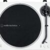 AUDIO TECHNICA AT-LP70XBT Fully Automatic Wireless Belt-Drive Turntable (White/Silver) - immagine 2