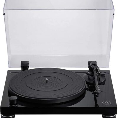 Audio-Technica LPW50PB Giradischi ad Azionamento a Cinghia Completamente Manuale Nero pianoforte