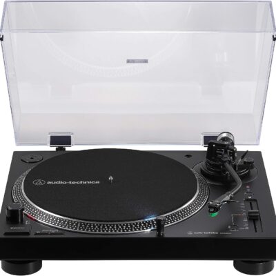 Audio-Technica LP120xBTUSB giradischi a Trazione Diretta Bluetooth & USB Nero